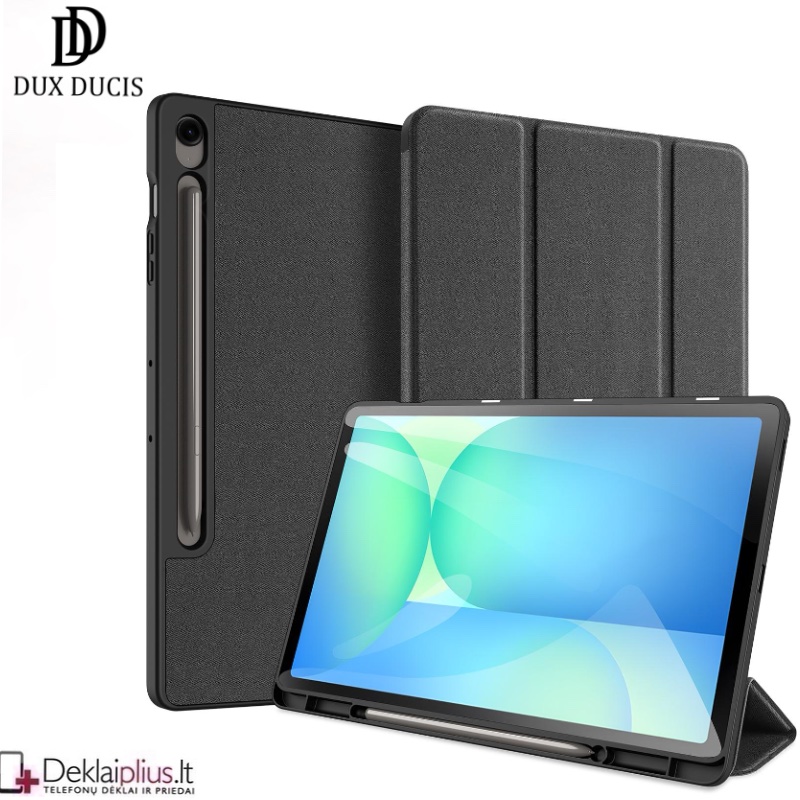 Dux Ducis domo dirbtinos odos atverčiamas dėklas (Samsung Galaxy Tab S10 Fe Plus) Dux Ducis domo dirbtinos odos atverčiamas dėklas (Samsung Galaxy Tab S10 Fe Plus)
